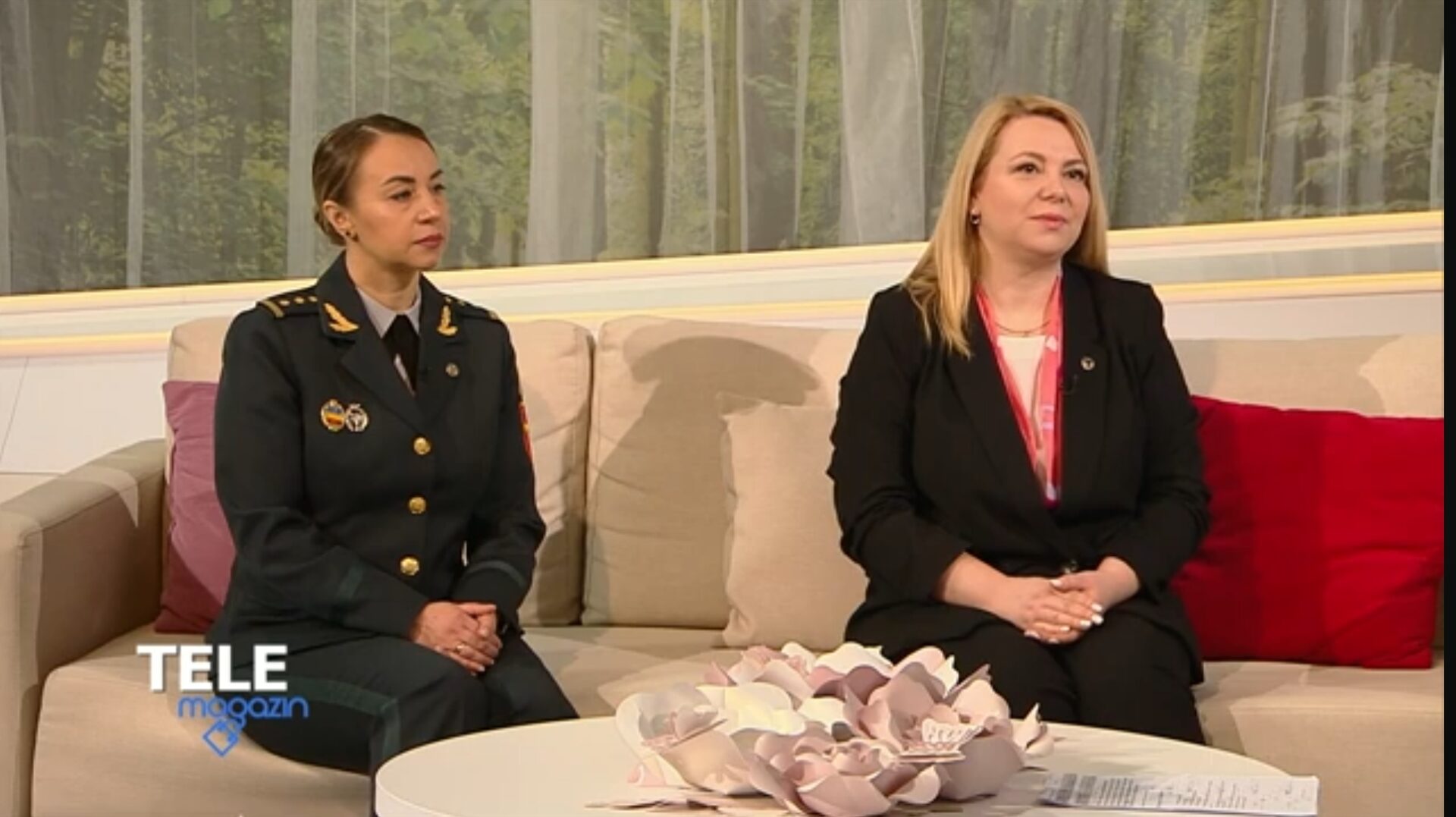 Despre rolul femeilor în Armata Națională la emisiunea Telemagazin